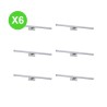 Applique miroir SDB chromé 12W 4000K ASTEN format Lot 6 Pcs