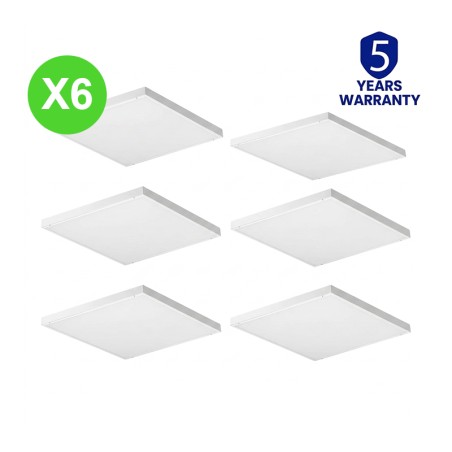Panneau LED saillie BLINGO 60x60cm 31-40W CCT 50 000H lot 6 Pcs