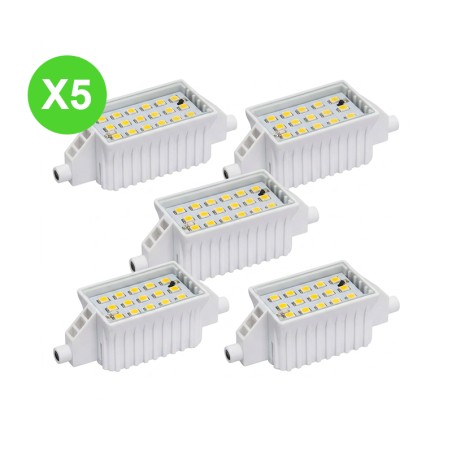 Ampoule LED R7S 78mm 6W 3000K 500LM 20 000H Lot 5 Pcs