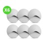 Spot escalier rond EXIN 2,5W 3000K 30 000H Blanc Lot de 6 Pcs