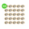 Anneau spot orientable rond GU10/MR16 COLIE Or IP20 Lot 20 Pcs