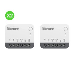 Micromodule Commutateur Zigbee 3.0 2 Pcs SONOFF ZBMINIR2