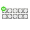 Square Interrupteur V&V va-et-vient 10A blanc, mécanisme lot de 20 pièces