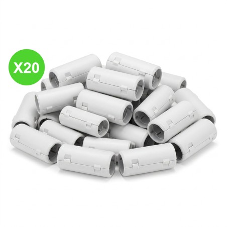 Manchon ouvrable tube IRL diamètre 25mm, raccord en lot de 20 pièces