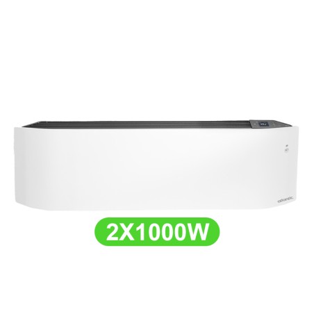 Radiateur Divali Neo Plinthe électrique 1000W en lot de 2 pièces