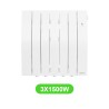 Radiateur Galapagos pour chauffage électrique 1500W en lot de 3 pièces