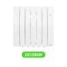 Radiateur Galapagos pour chauffage électrique 1250W en lot de 2 pièces
