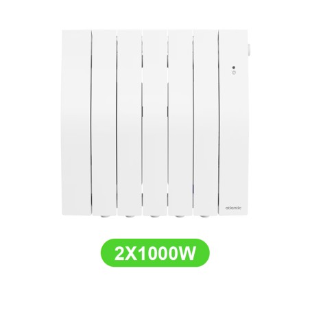 Radiateur Galapagos pour chauffage électrique 1000W en lot de 2 pièces