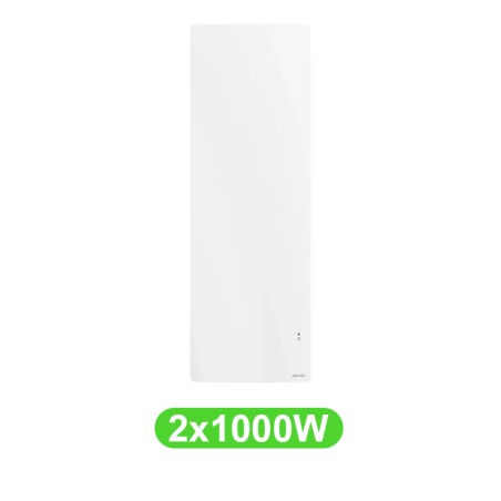 Radiateur Nirvana pour chauffage électrique 1000W en lot de 2 pièces