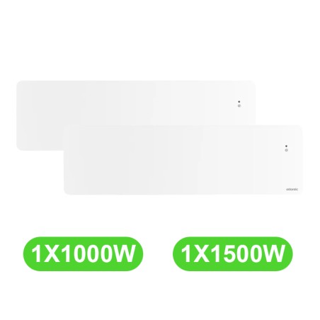 Radiateur Nirvana Plinthe 1000W et 1500W lot mixte 2 pièces