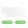 Radiateur Nirvana Plinthe 1000W et 1500W lot mixte 2 pièces