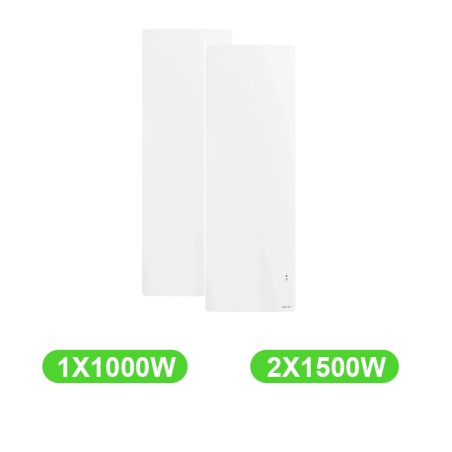 Radiateur Nirvana électrique 1000W et 2x1500W lot 3 pièces