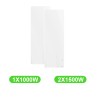 Radiateur Nirvana électrique 1000W et 2x1500W lot 3 pièces