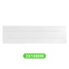 Radiateur Oniris Plinthe 1000W chauffage électrique en lot de 2 pièces
