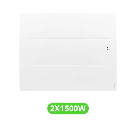 Radiateur Oniris pour chauffage électrique 1500W en lot de 2 pièces
