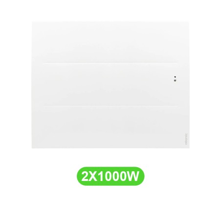 Radiateur Oniris pour chauffage électrique 1000W en lot de 2 pièces
