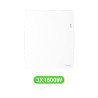 Radiateur Agilia pour chauffage électrique 1500W en lot de 3 pièces