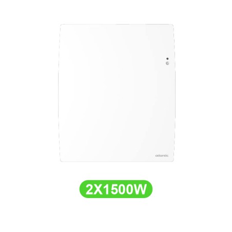Radiateur Agilia pour chauffage électrique 1500W en lot de 2 pièces