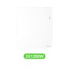 Radiateur Agilia pour chauffage électrique 1250W en lot de 2 pièces