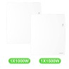 Radiateur Agilia électrique 1000W et 1500W lot mixte 2 pièces
