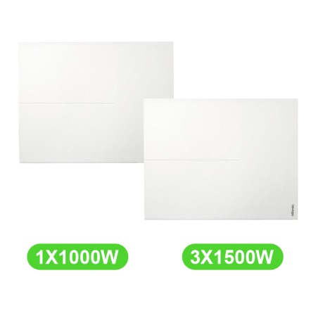 Radiateur Sokio électrique 1000W et 3x1500W lot mixte 4 pièces