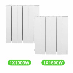 Radiateur Accessio Atlantic Lot de 2 pièces 1000W+1500W