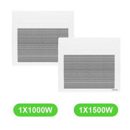 Radiateur Solius électrique 1000W et 1500W lot mixte 2 pièces