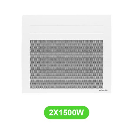 Radiateur Solius pour chauffage électrique 1500W en lot de 2 pièces
