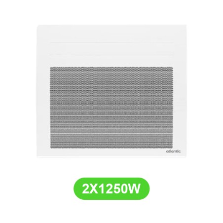 Radiateur Solius pour chauffage électrique 1250W en lot de 2 pièces