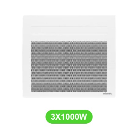 Radiateur Solius pour chauffage électrique 1000W en lot de 3 pièces