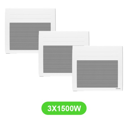 Radiateur Solius électrique 1500W Atlantic 425426 - 3 Pcs