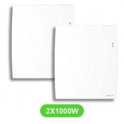 Radiateur Agilia électrique 1000W Atlantic 503128 - 2 Pcs