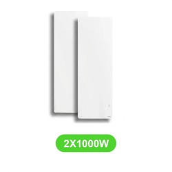 Radiateur Nirvana électrique 1000W Atlantic 529941 - 2 Pcs