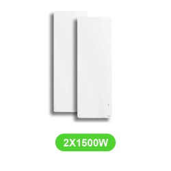 Radiateur Nirvana électrique 1500W Atlantic 529942 - 2 Pcs