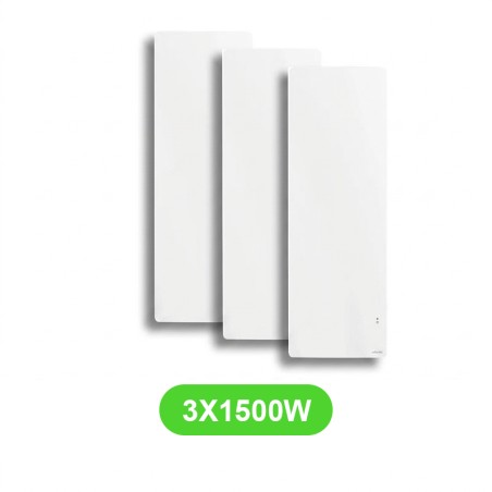 Radiateur Nirvana électrique 1500W Atlantic 529942 - 3 Pcs