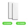 Radiateur Nirvana électrique 1000W et 1500W lot mixte 2 pièces