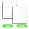 Radiateur Agilia électrique 1000W et 1500W lot mixte 2 pièce