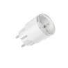 Prise connectée Wi-Fi Matter 12A mesure énergie Schuko blanche