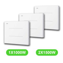 Radiateur Mara 1000W+2x1500W Acova LOT-MARA-TMR-3P