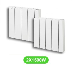 Radiateur Atoll électrique 1500W Acova TAN-150-087/CF Lot 2