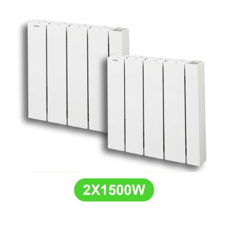 Radiateur Atoll électrique 1500W Acova TAN-150-087/CF Lot 2