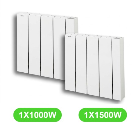 Radiateur Atoll électrique 1000W et 1500W lot mixte 2 pièces