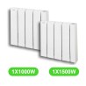 Radiateur Atoll électrique 1000W et 1500W lot mixte 2 pièces