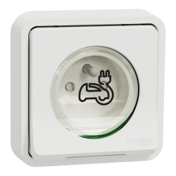Prise recharge VE Mureva encastrée Blanc Schneider MUR39011