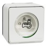 Prise recharge pour véhicule électrique 16A/250V Mureva saillie Blanc