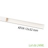 Moulures KEVA 12x32mm sans cloison - PLANET WATTOHM 11520