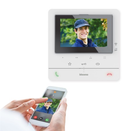 Poste intérieur vidéo extra plat mains-libres Classe 100X connecté