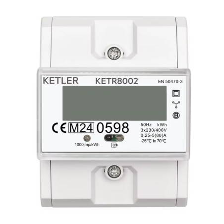 Compteur électrique Tétra 80A Certifié MID KETLER KETR8002