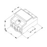 Compteur électrique Tétra 80A modulaire Certifié MID