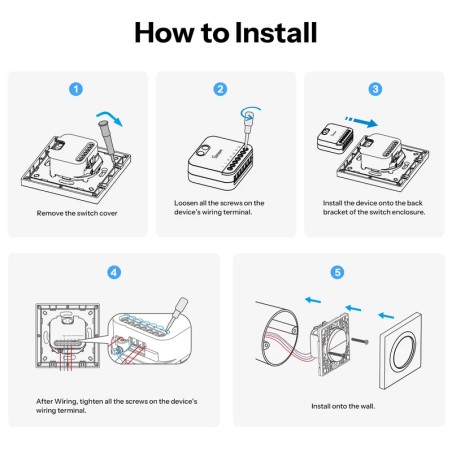Interrupteur mural pour Micromodule